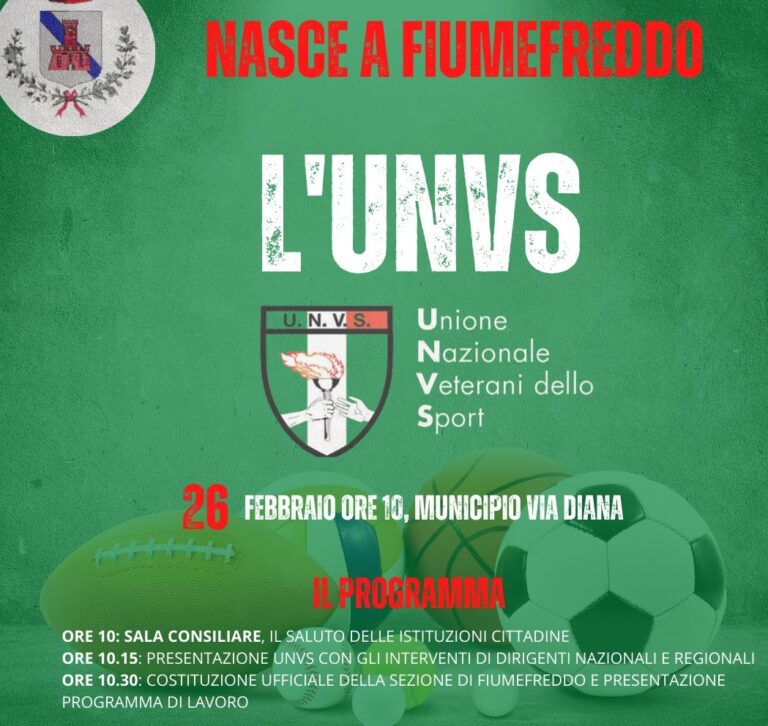 Inaugurazione Sezione U.N.V.S.